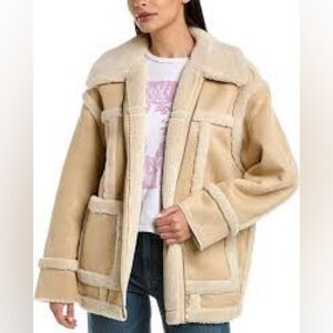 MOTHER the boxy brrly coat Size XS